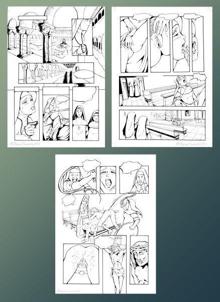 Lot 01. Anne-Marie Comic Pages 001-002-003