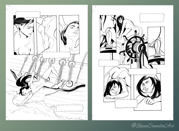 Lot 02. Anne-Marie Comic Pages 019-020